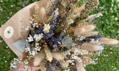 Bouquet di fiori di canapa