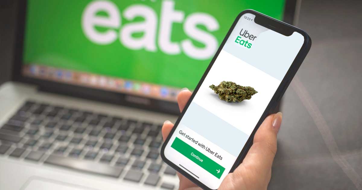 Uber Eats consegna la cannabis nella Columbia Britannica