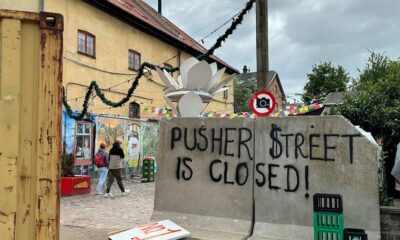 Chiusura di Pusher Street a Christiania