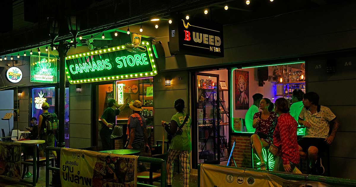 Chiusura dei negozi di cannabis in Thailandia nel 2025