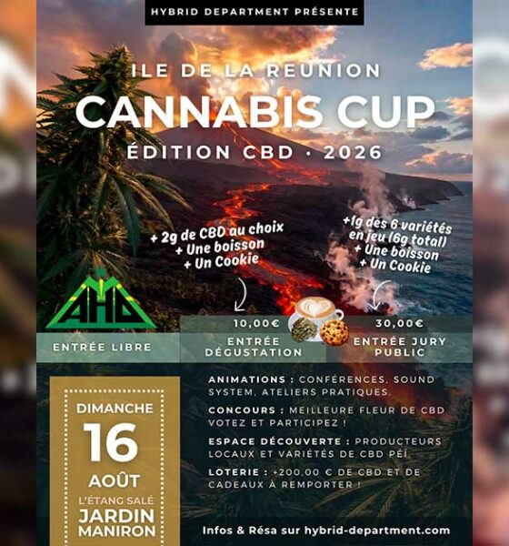 Cannabis Cup CBD alla Riunione nell'agosto 2026