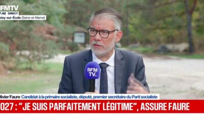 Olivier Faure e la cannabis su BFMTV
